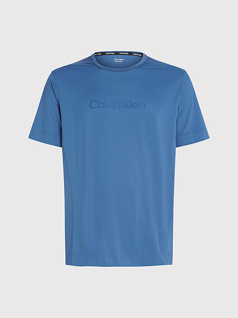 Calvin Klein Mavi Renkli Erkek Performance T-Shirt