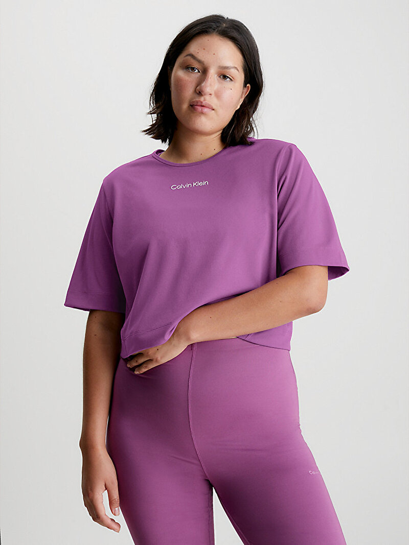 Calvin Klein Mor Renkli Kadın Performance T-Shirt