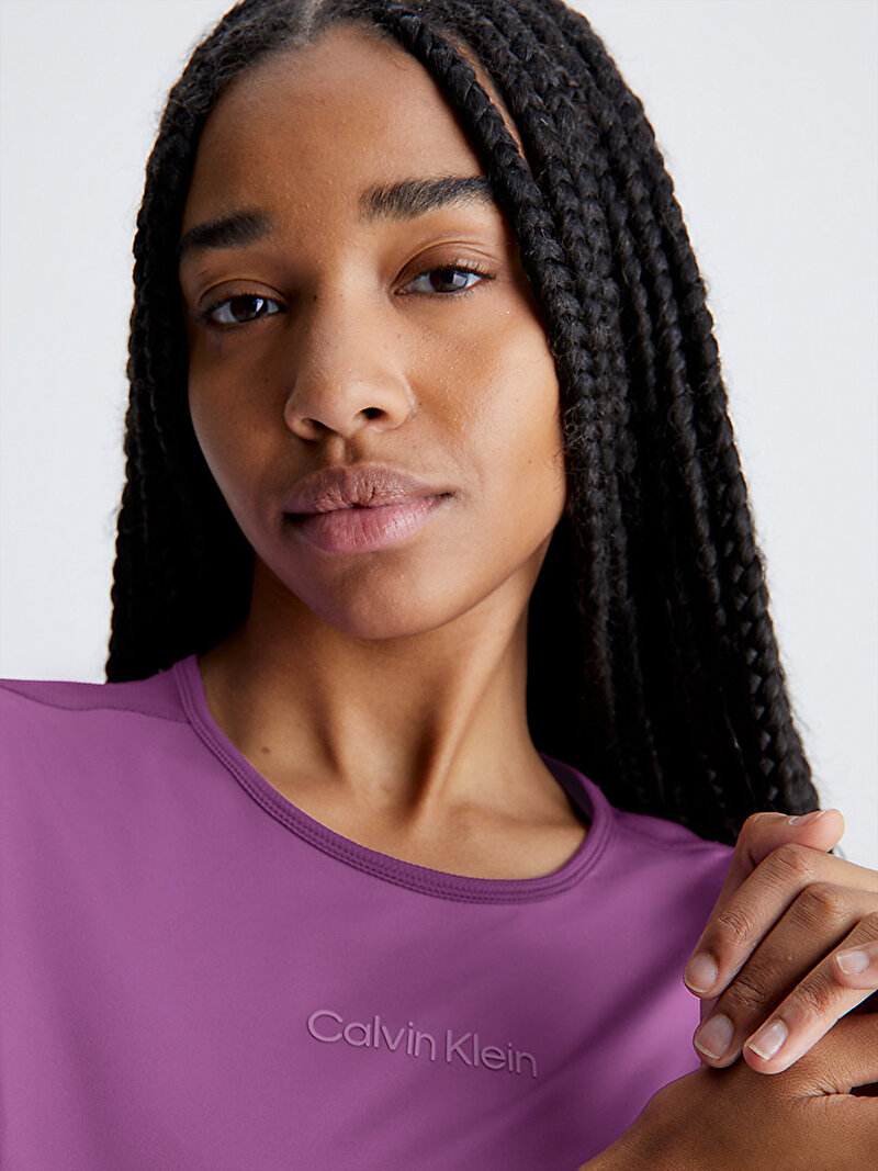 Calvin Klein Mor Renkli Kadın Performance T-Shirt