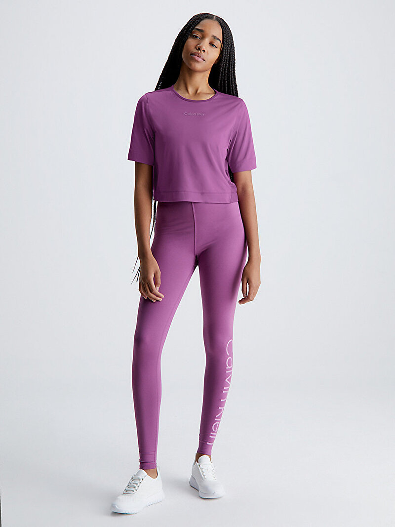 Calvin Klein Mor Renkli Kadın Performance T-Shirt