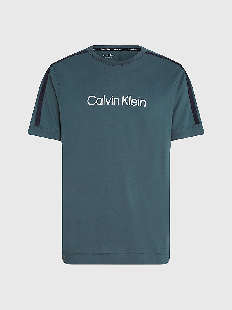 Calvin Klein Yeşil Renkli Erkek Performance T-Shirt