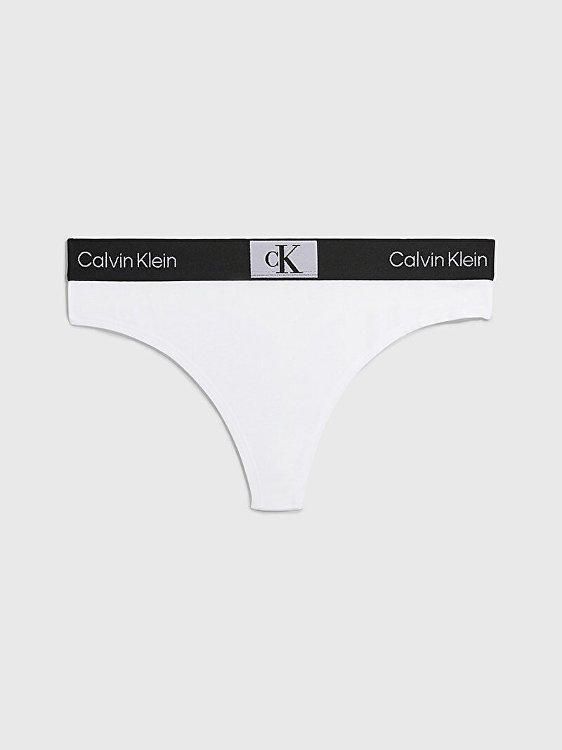 Calvin Klein Beyaz Renkli Kadın Modern Tanga