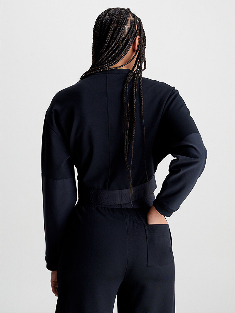 Calvin Klein Siyah Renkli Kadın Performance Sweatshirt