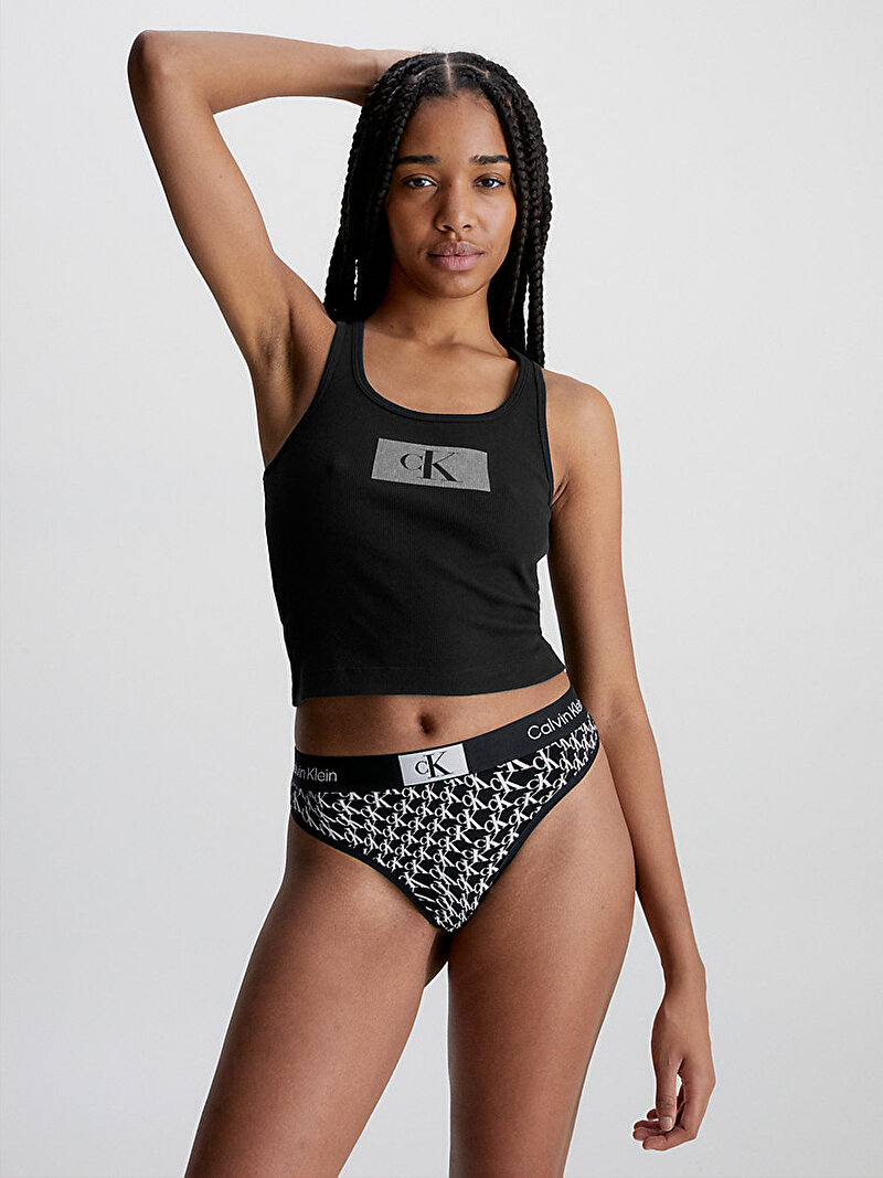 Calvin Klein Siyah Renkli Kadın Tank Top