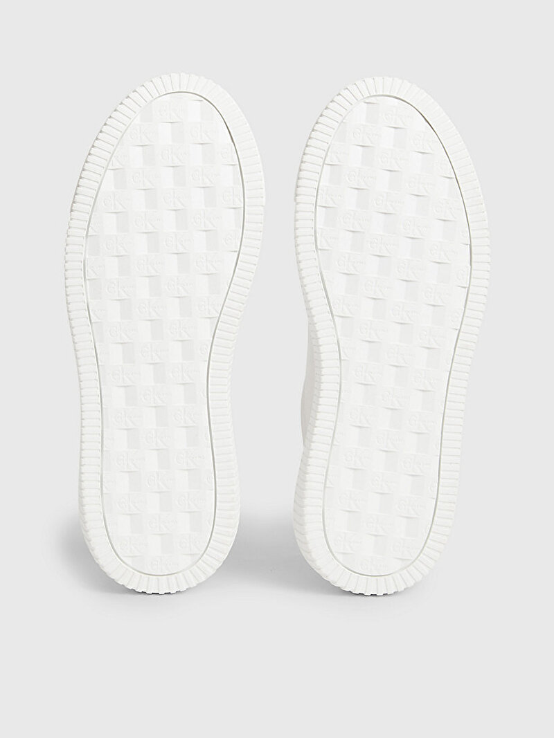 Calvin Klein Beyaz Renkli Kadın Chunky Cupsole Monologo Sneaker