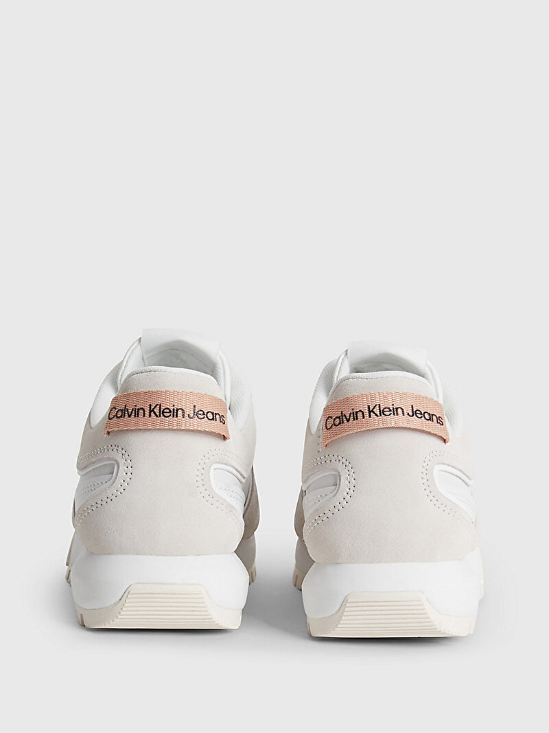 Calvin Klein Beyaz Renkli Kadın Toothy Runner Sneaker