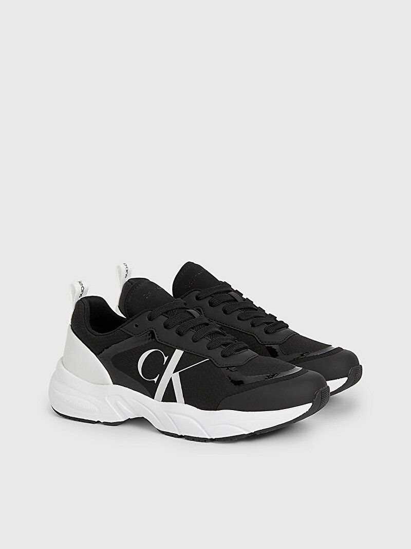 Calvin Klein Siyah Renkli Kadın Retro Tennis Sneaker