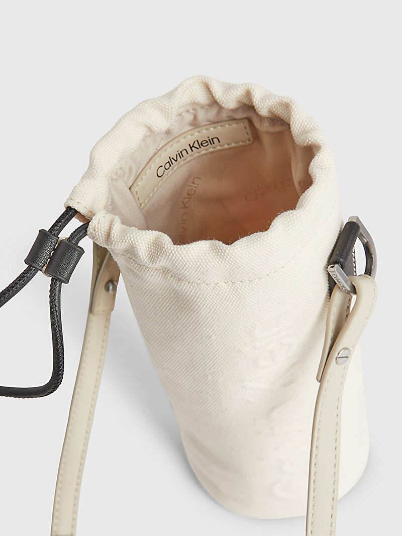 Calvin Klein Bej Renkli Unisex CK Connect  Bottle Çanta