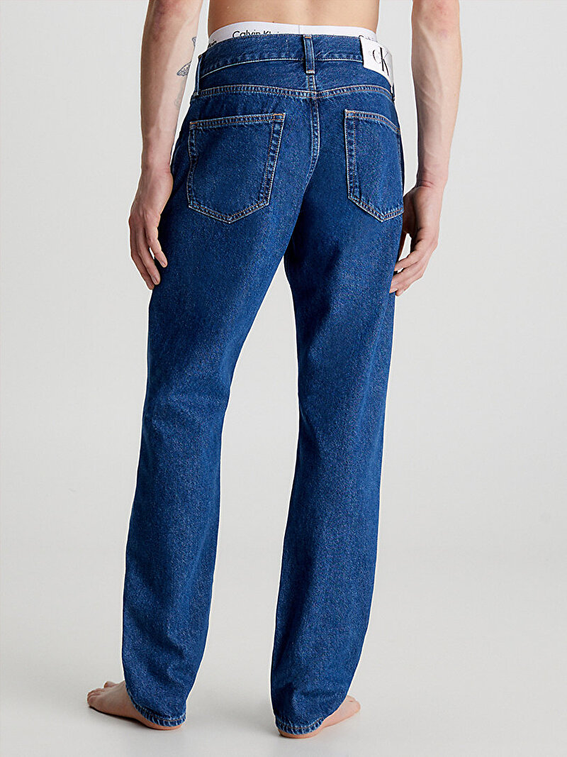 Calvin Klein Mavi Renkli Erkek Authentic Straight Jean Pantolon