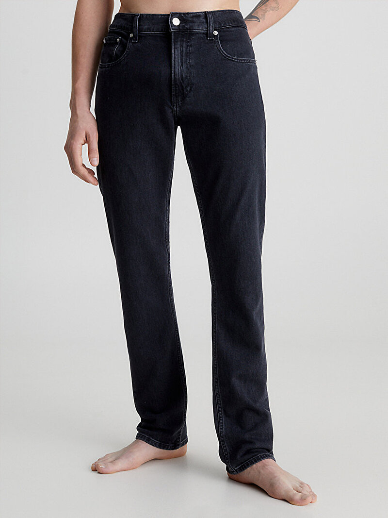 Calvin Klein Siyah Renkli Erkek Authentic Straight Jean Pantolon