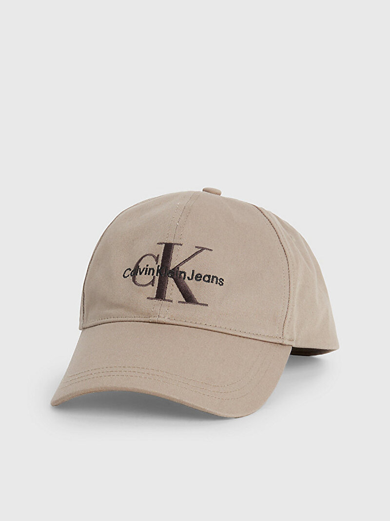 Calvin Klein Kahverengi Renkli Erkek Monogram Şapka