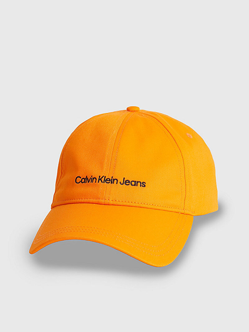 Calvin Klein Turuncu Renkli Erkek Instutional Şapka