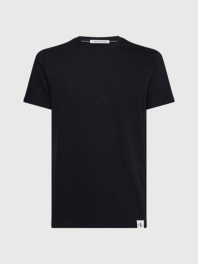 Calvin Klein Siyah Renkli Erkek Logo Tab T-Shirt