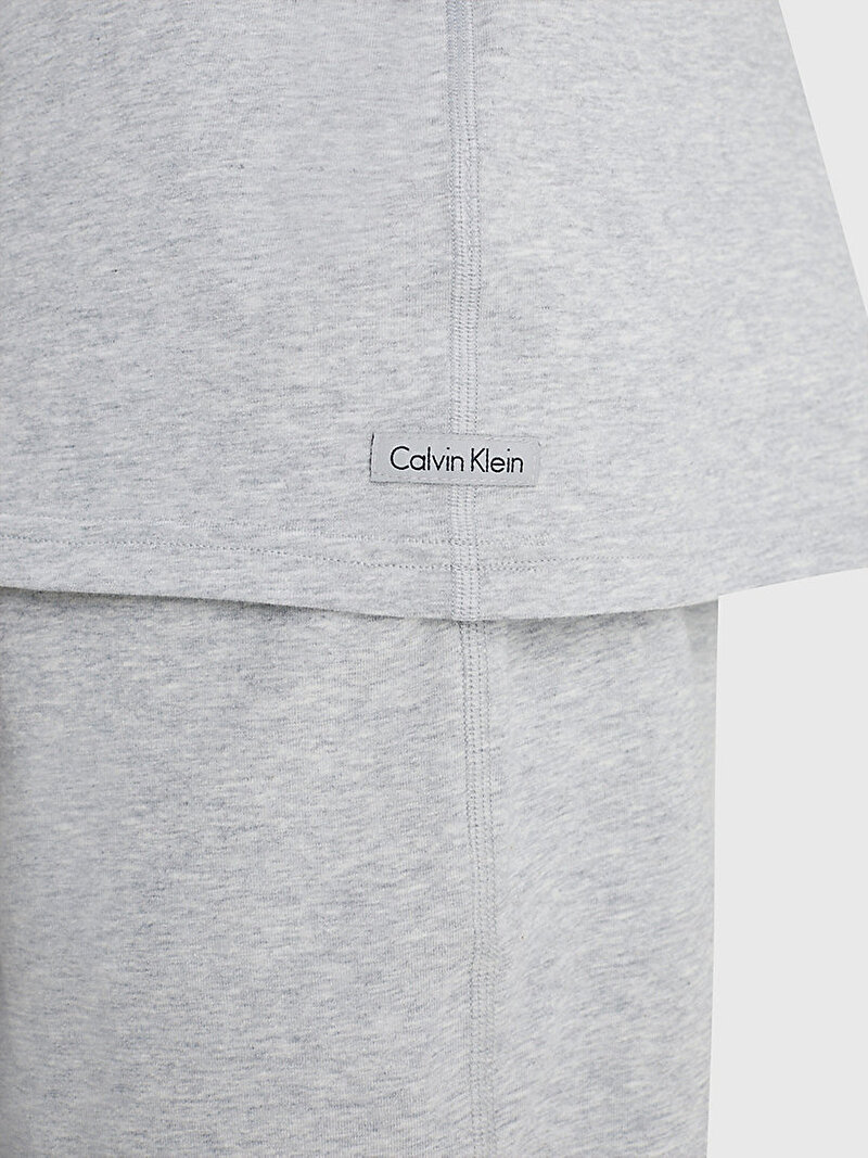 Calvin Klein Gri Renkli Erkek T-Shirt Şort Set