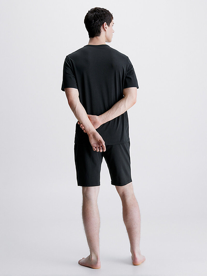 Calvin Klein Siyah Renkli Erkek T-Shirt Şort Set