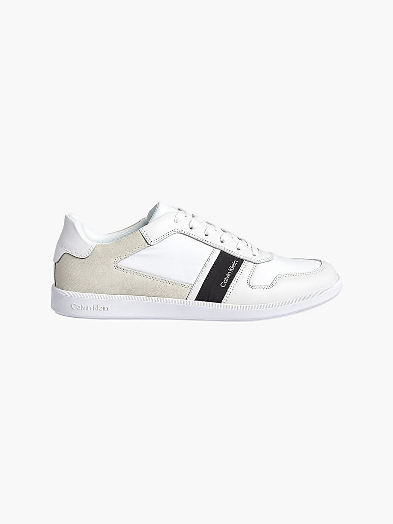 Calvin Klein Beyaz Renkli Erkek Low Top Lace Up Sneaker