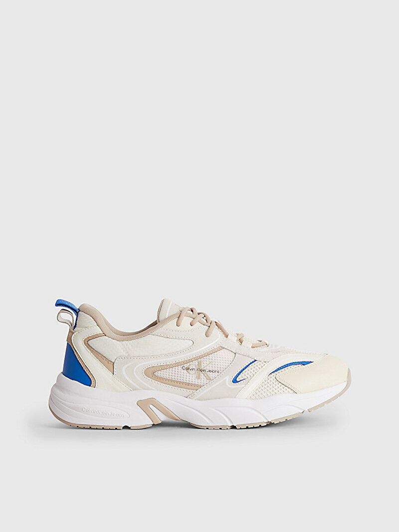 Calvin Klein Bej Renkli Erkek Retro Tennis Oversized Sneaker
