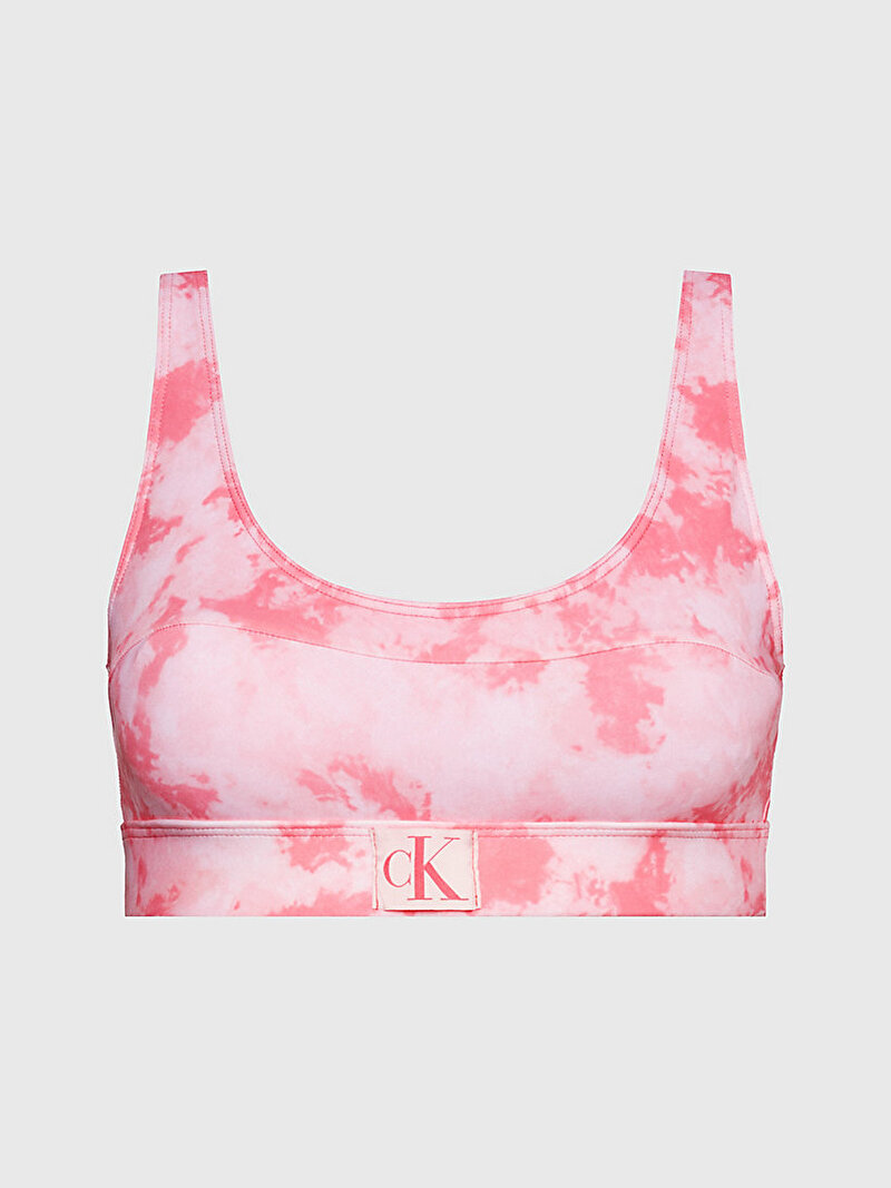 Calvin Klein Pembe Renkli Kadın Bralet Bikini Üstü