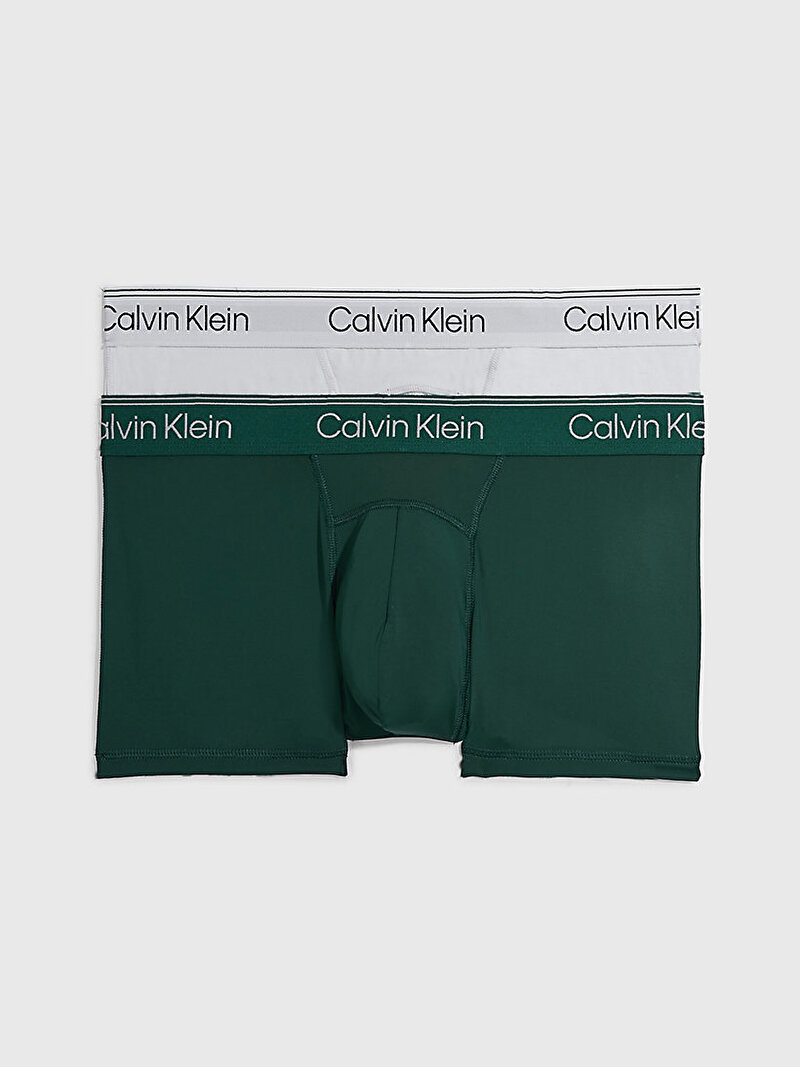 Calvin Klein Çok renkli Renkli Erkek 2'Li Low Rise Trunk Boxer Seti
