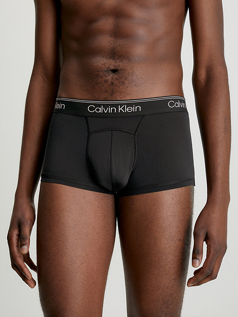 Calvin Klein Siyah Renkli Erkek 2'Li Low Rise Trunk Boxer Seti