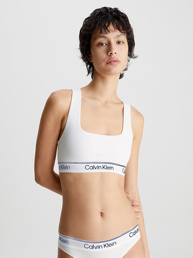 Calvin Klein Beyaz Renkli Kadın Unlined Bralet