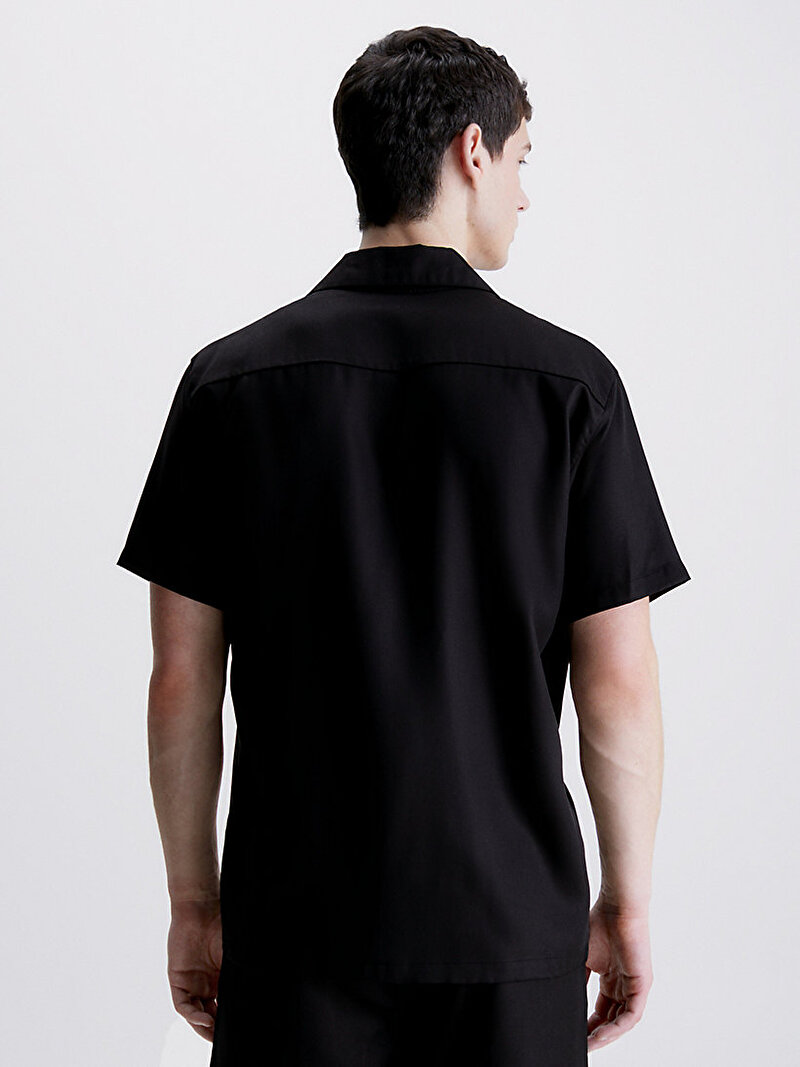 Calvin Klein Siyah Renkli Erkek Button Down Gömlek