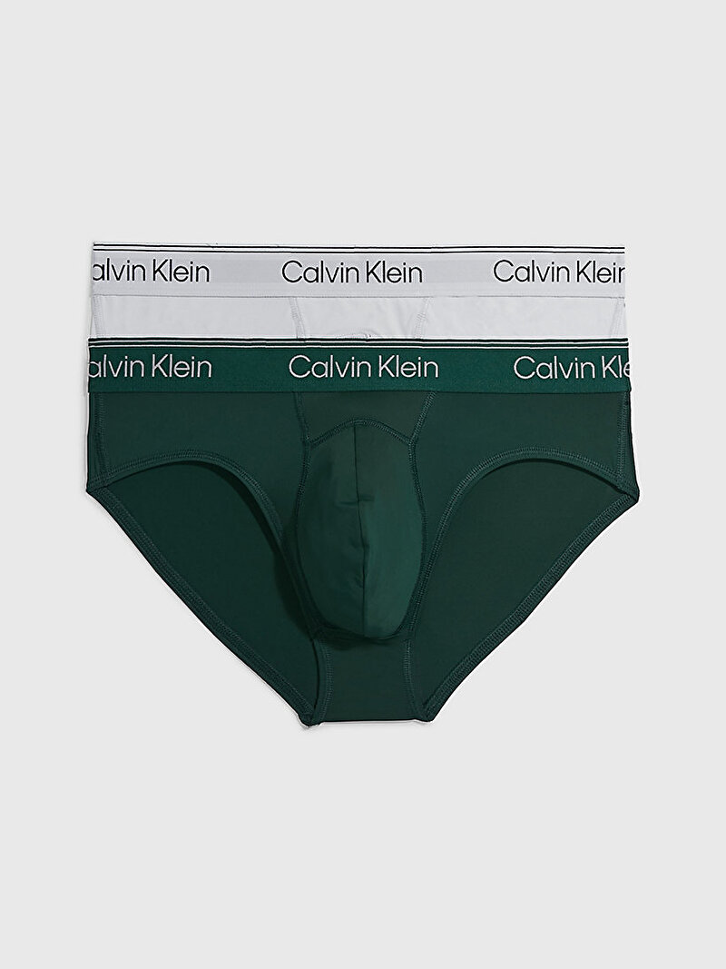 Calvin Klein Çok renkli Renkli Erkek 2'Li Hip Brief Slip Külot Seti