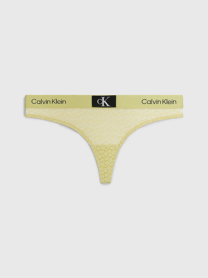 Calvin Klein Yeşil Renkli Kadın Modern Tanga