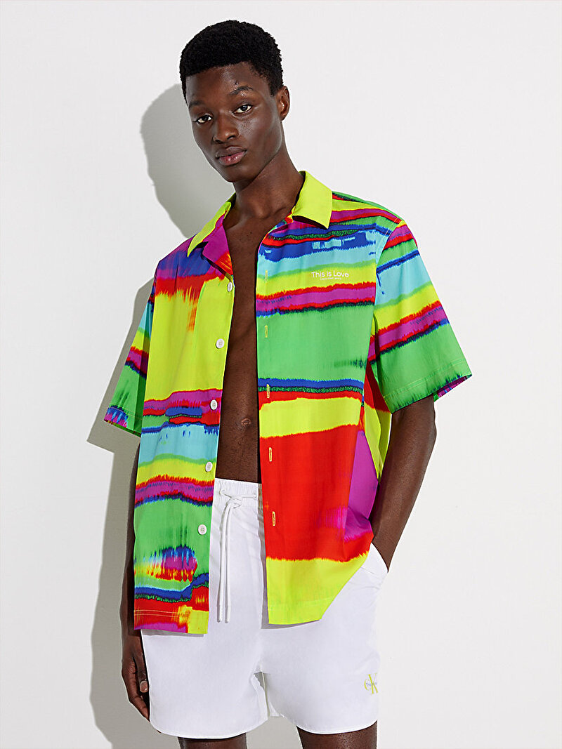 Calvin Klein Çok renkli Renkli Unisex Aop Gömlek - Pride