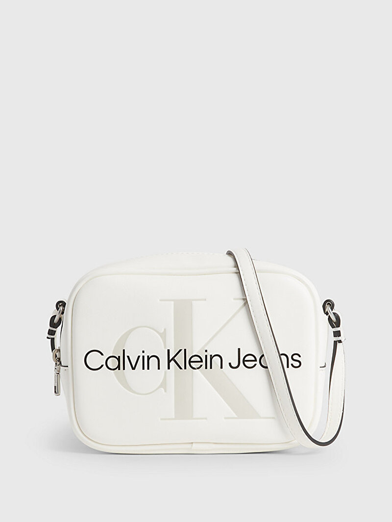 Calvin Klein Beyaz Renkli Kadın Çapraz Kamera Çanta
