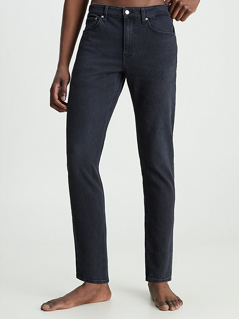 Calvin Klein Siyah Renkli Erkek Slim Tapered Jean Pantolon