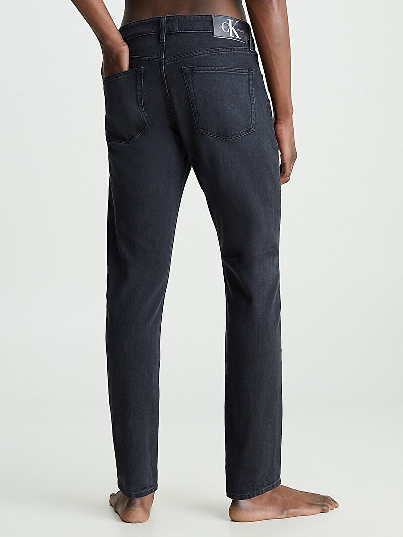 Calvin Klein Siyah Renkli Erkek Slim Tapered Jean Pantolon