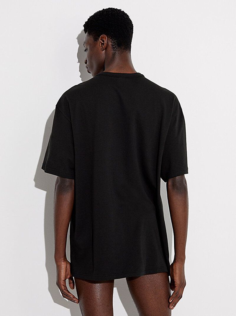 Calvin Klein Siyah Renkli Erkek Bisiklet Yaka T-Shirt - Pride