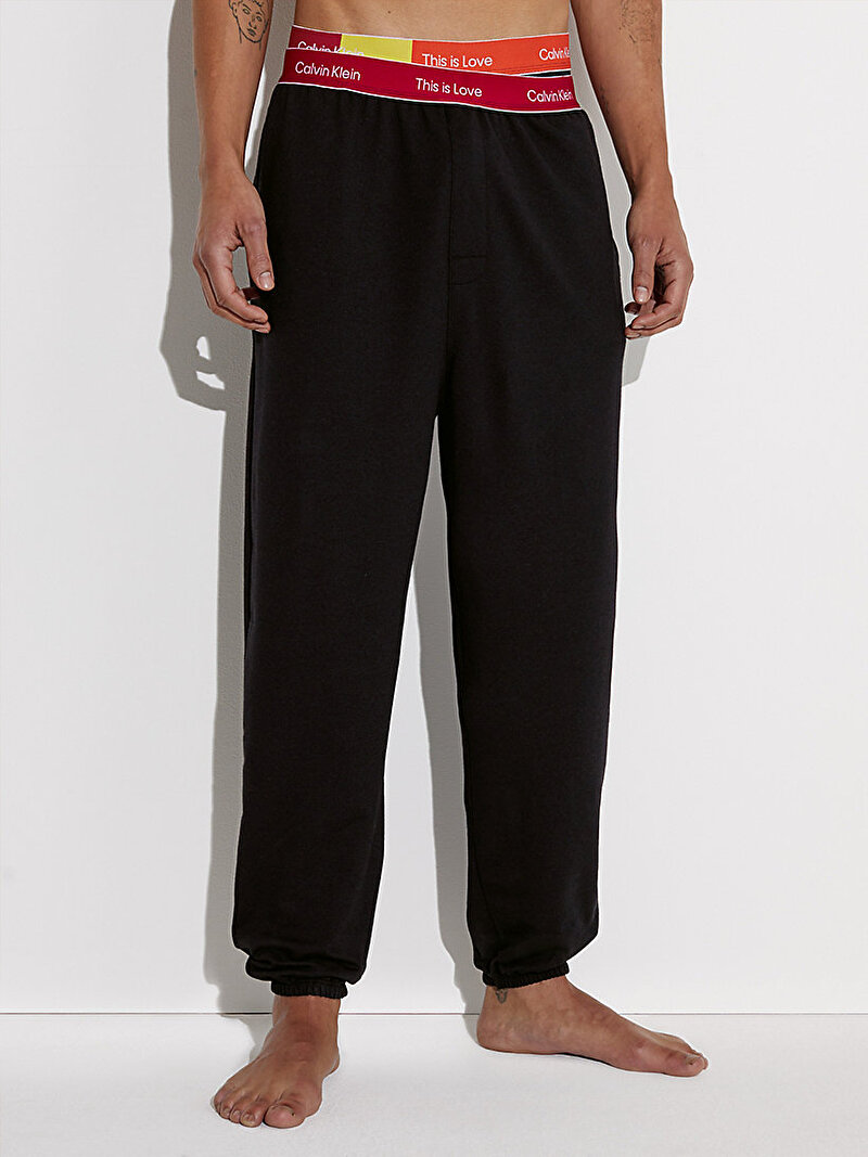 Calvin Klein Siyah Renkli Erkek Jogger Pantolon - Pride