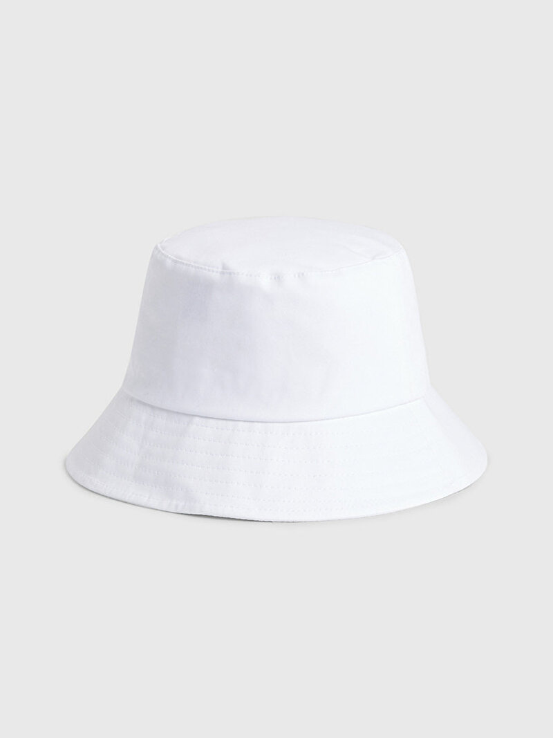 Calvin Klein Beyaz Renkli Çocuk Unisex Bucket Şapka