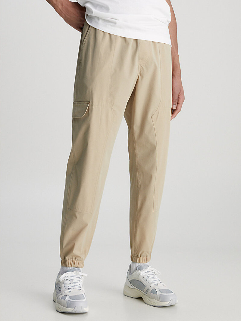 Calvin Klein Bej Renkli Erkek Premium Essentials Pantolon