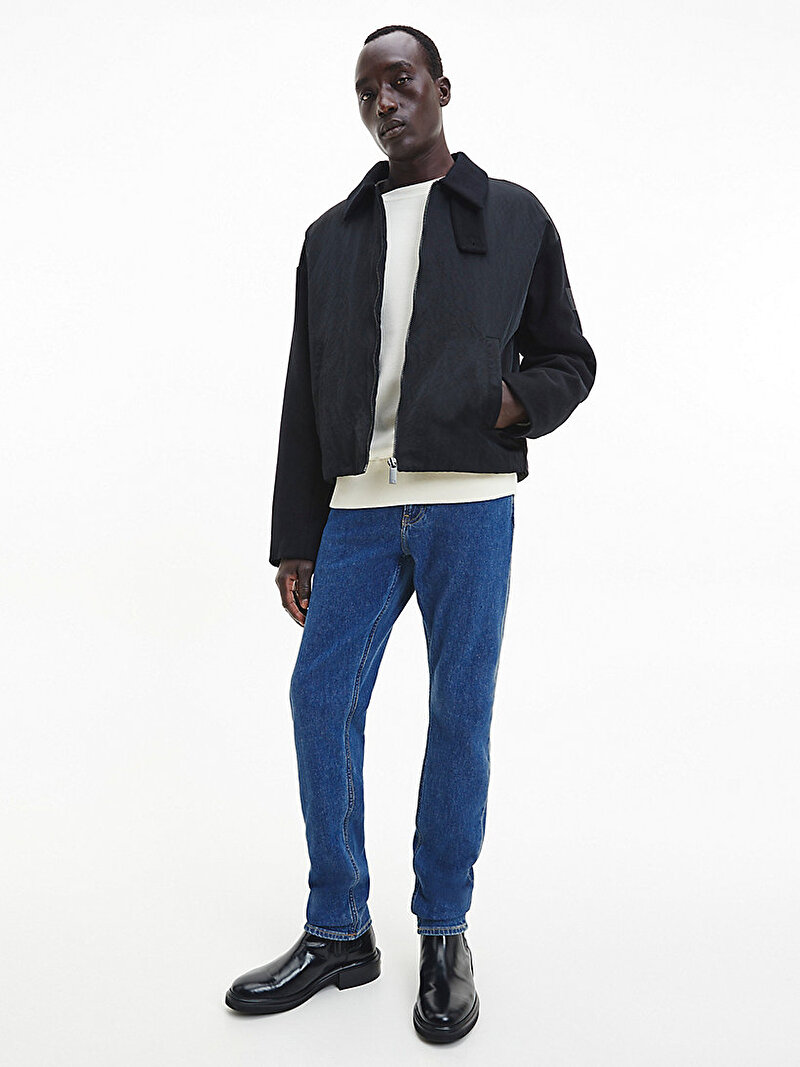 Calvin Klein Mavi Renkli Erkek Mid Blue Slim Fit Jean Pantolon