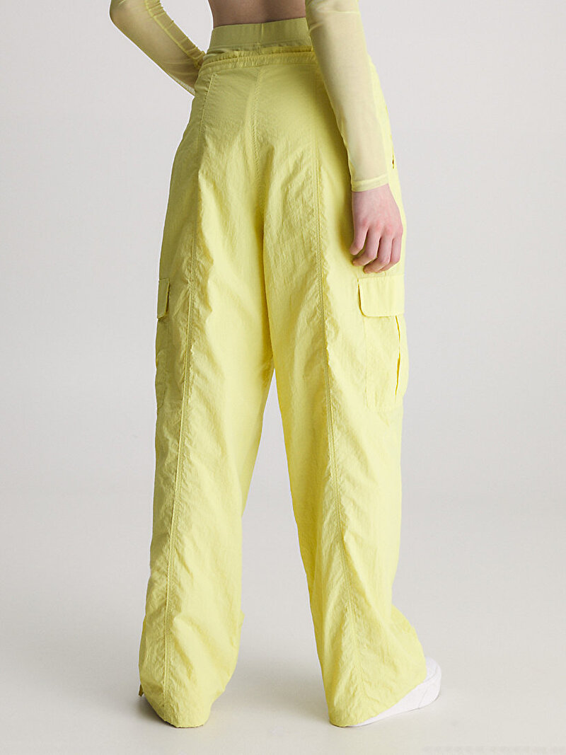 Calvin Klein Sarı Renkli Kadın Soft Touch Wide Pantolon
