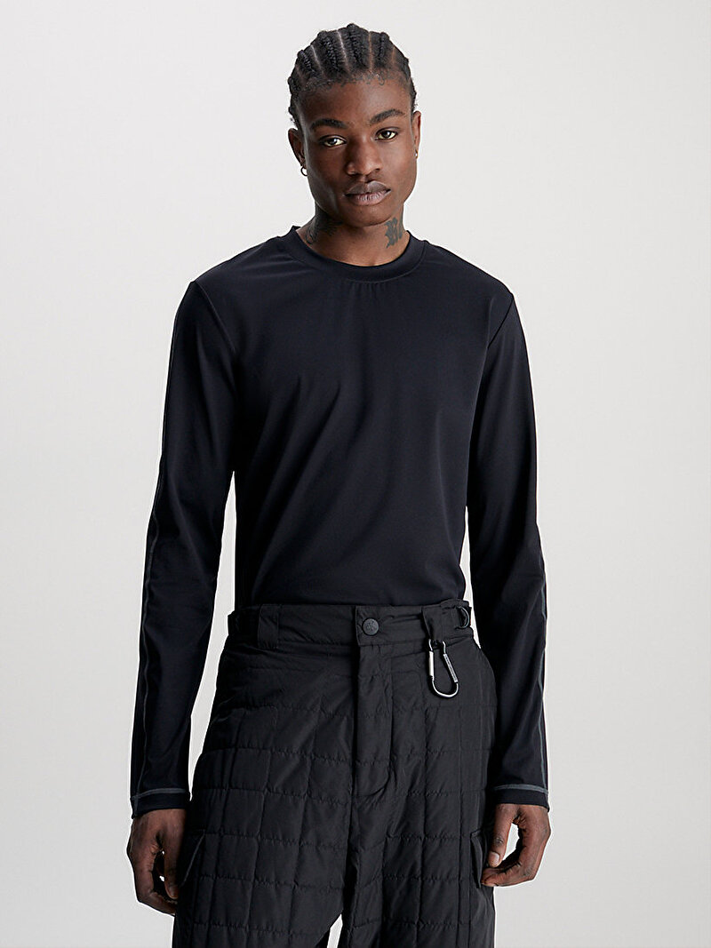 Calvin Klein Siyah Renkli Erkek Seaming T-Shirt
