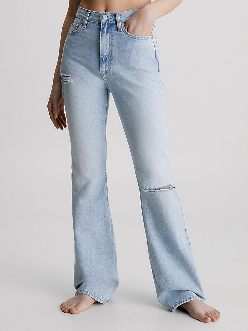 Calvin Klein Mavi Renkli Kadın Authentic Bootcut Jean Pantolon