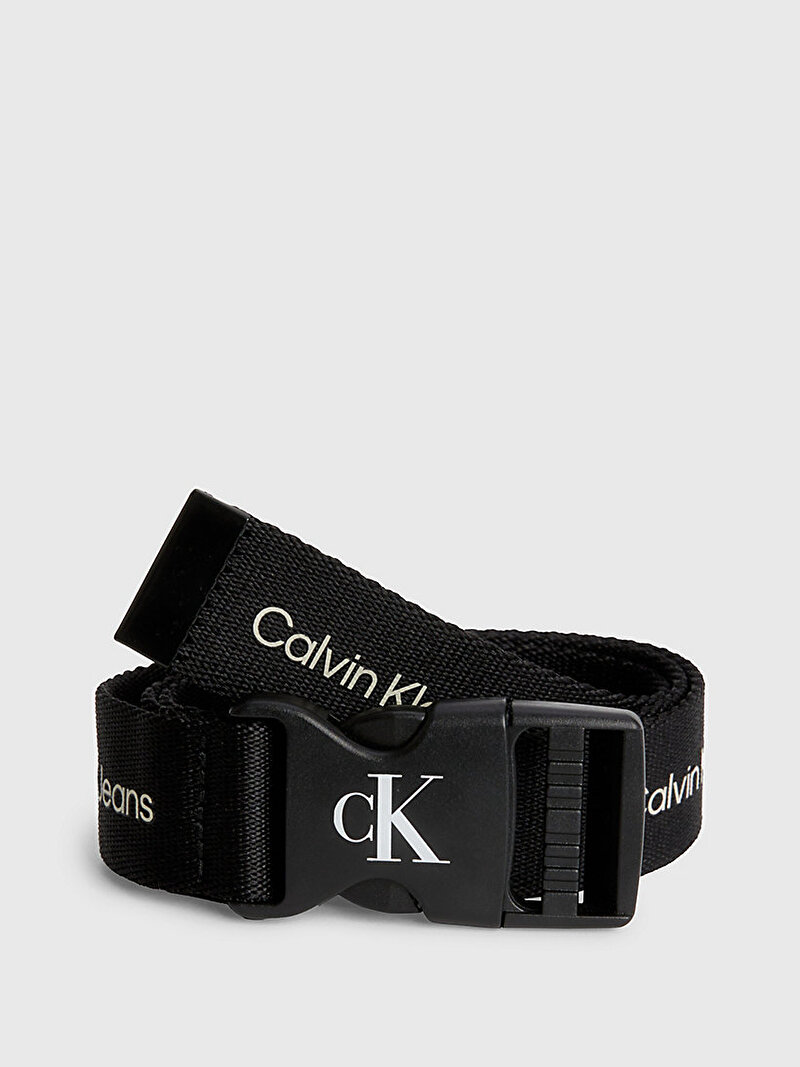 Calvin Klein Siyah Renkli Çocuk Unisex Click Buckle Kemer