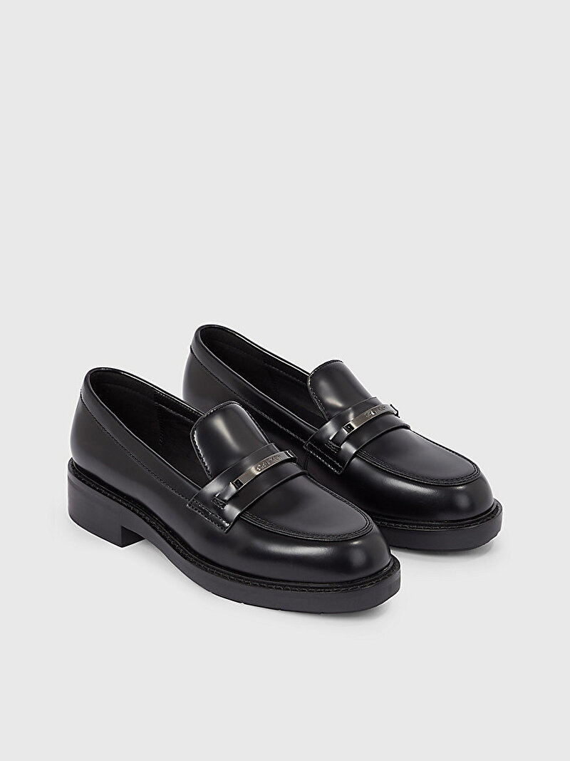Calvin Klein Siyah Renkli Kadın Rubber Sole Loafer Ayakkabı