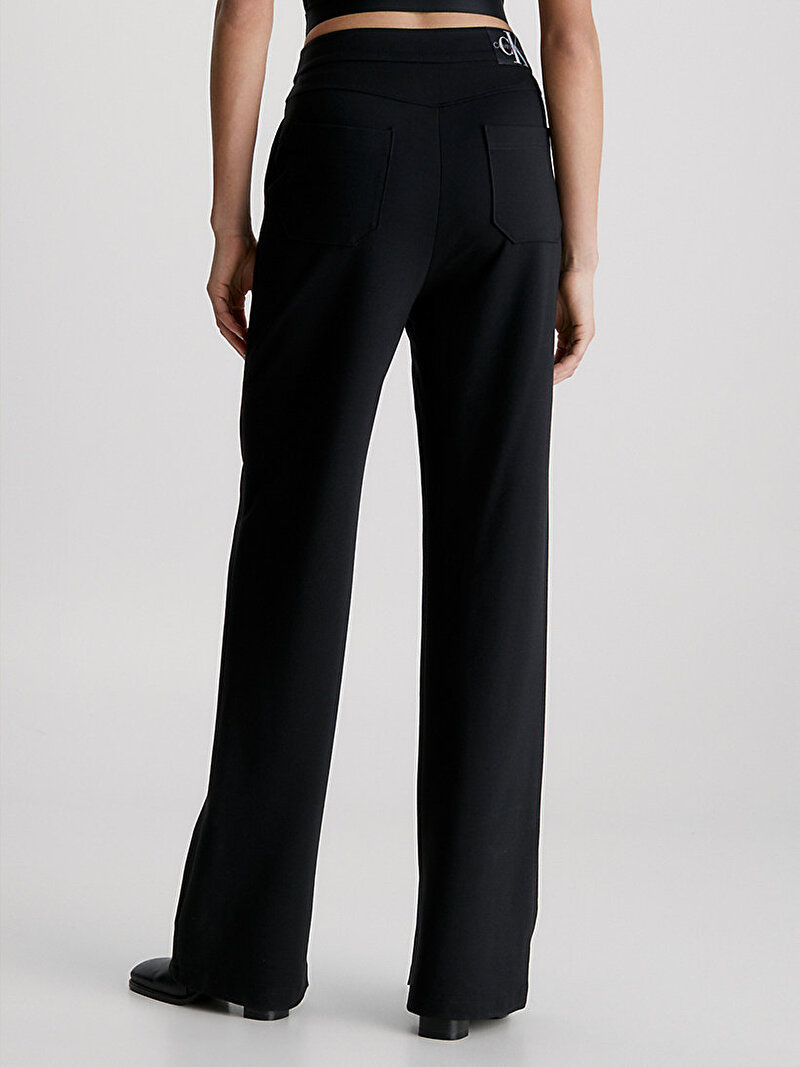 Calvin Klein Siyah Renkli Kadın Milano Pantolon