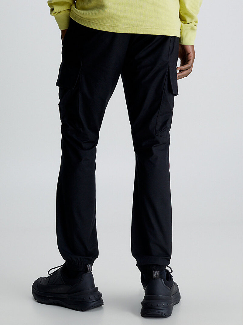 Calvin Klein Siyah Renkli Erkek Skinny Washed Cargo Pantolon