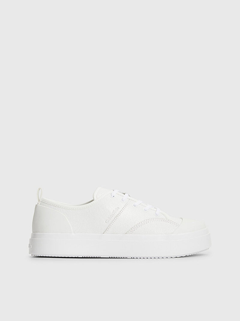 Calvin Klein Beyaz Renkli Kadın Low Prof Cup Lace Up Sneaker