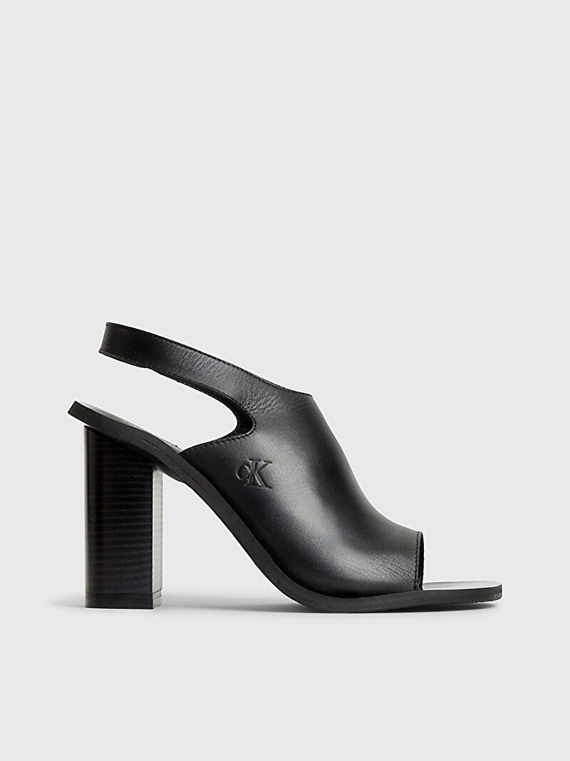 Calvin Klein Siyah Renkli Kadın Heel Sling Topuklu Ayakkabı