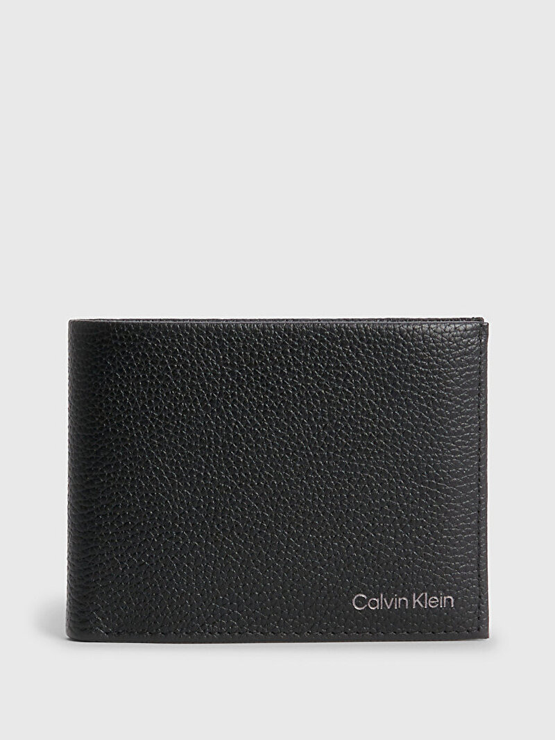 Calvin Klein Siyah Renkli Erkek Warmth Trifold 10 CC Cüzdan