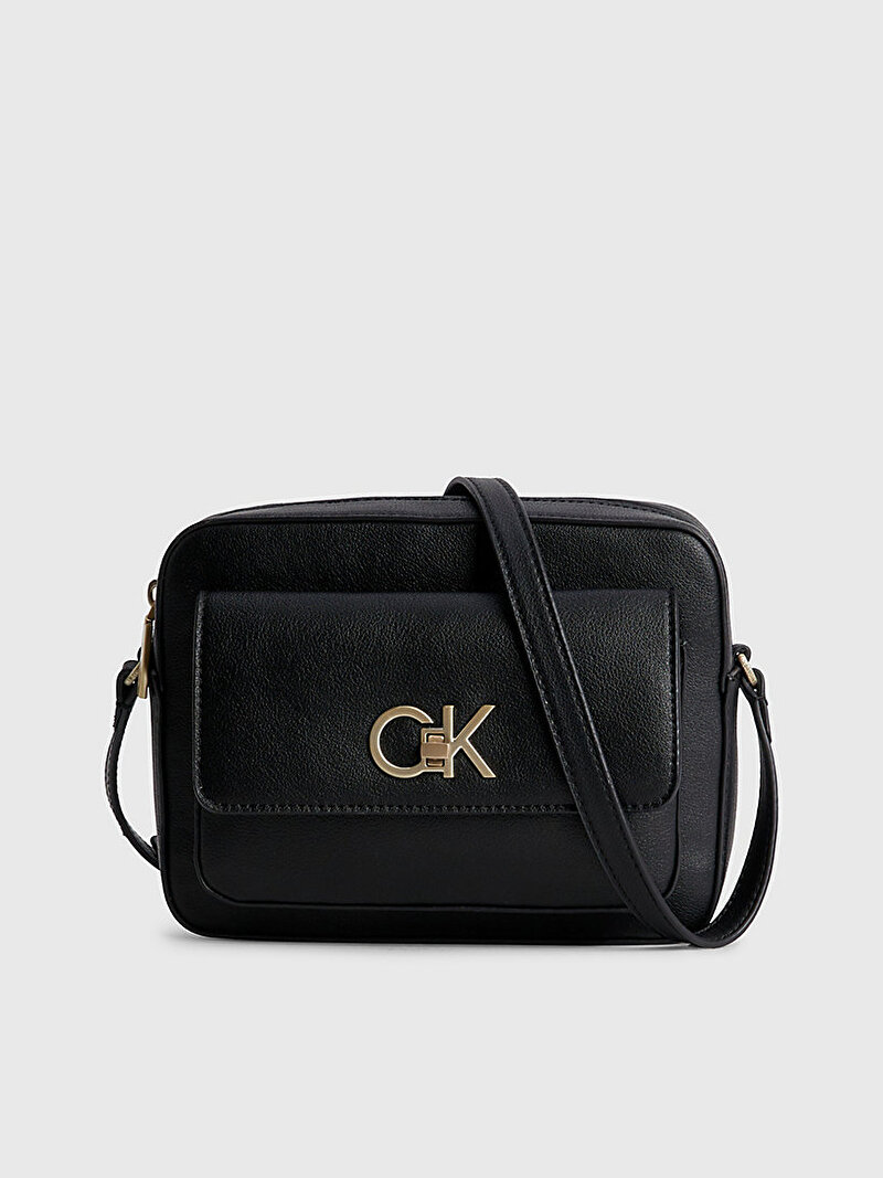 Calvin Klein Siyah Renkli Kadın Re Lock Camera Çanta