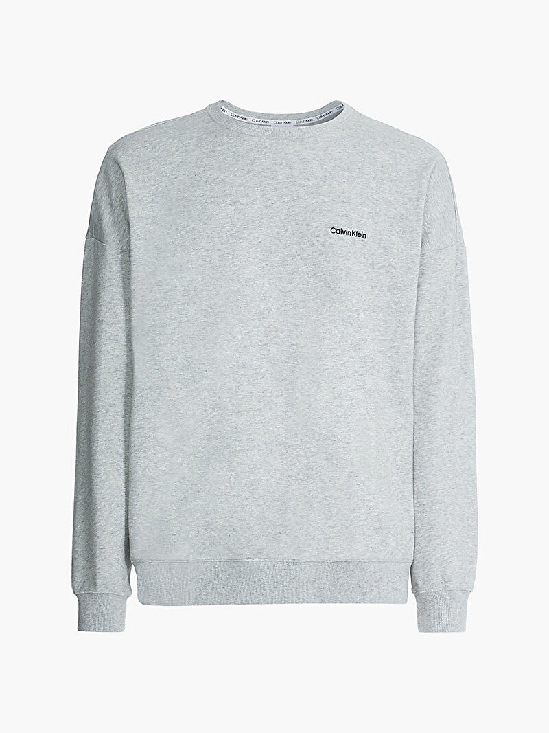 Calvin Klein Gri Renkli Erkek Sweatshirt