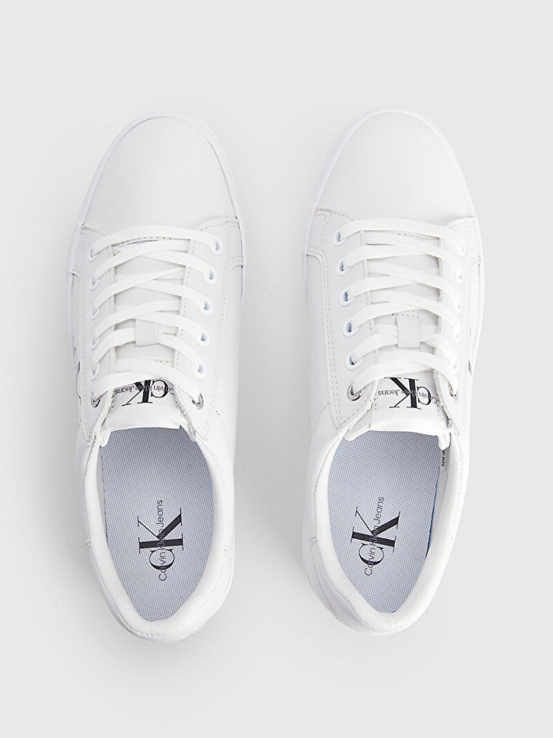 Calvin Klein Beyaz Renkli Kadın Vulcanized Lace Up Sneaker
